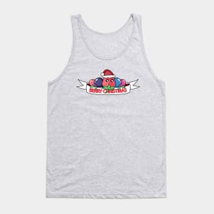 Berry Christmas (White Banner) Tank Top